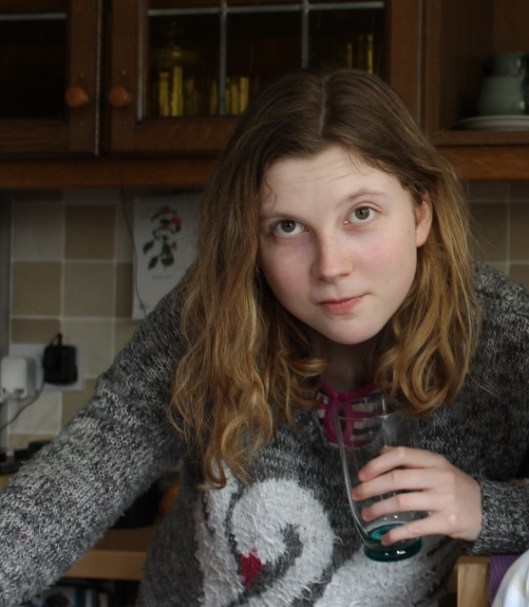 029Me and E in kitchen (557x640)