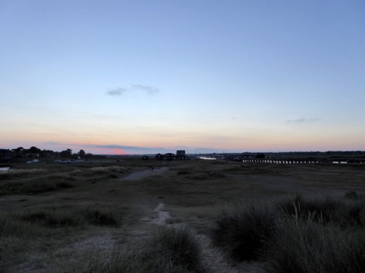 View inland with the R. Blyth on the right